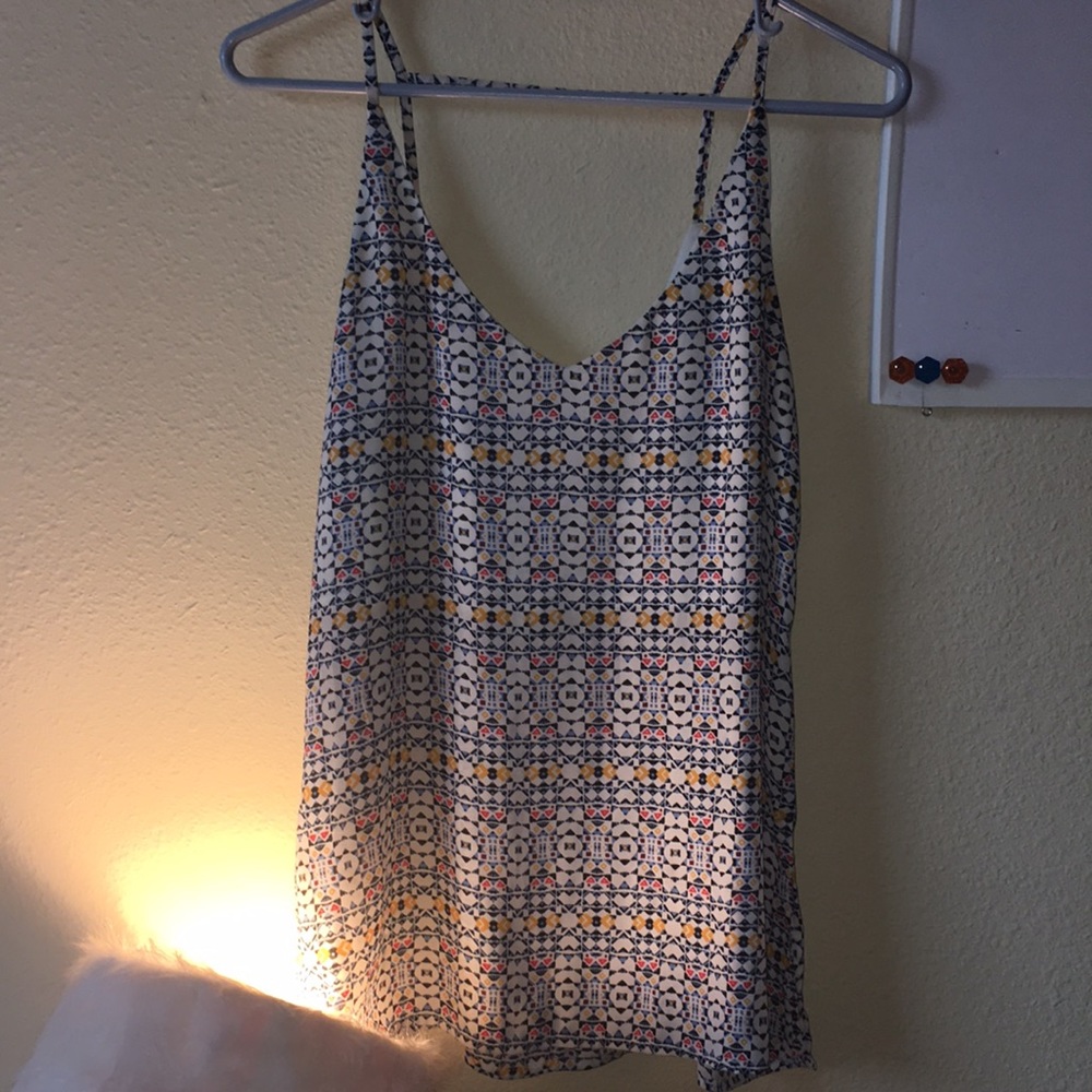 Sheer Colorful Tank Top